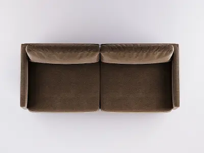 Two Seat Sofa Free 3D model