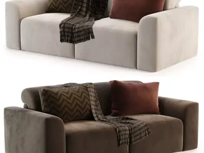 Corner Sofa Baivin Soft Light by Divan ru 3D model purchase