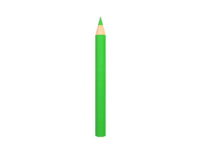 Colored Pencils v1 004 Low-poly 3D model