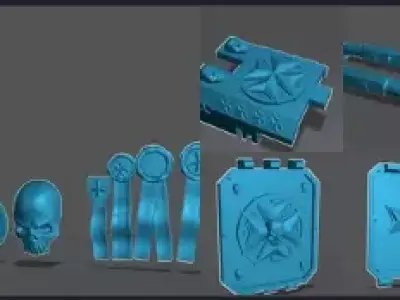 TwistedTemplarPack1  3D model