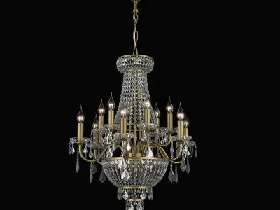 70016x Classic Osgona Chandelier 3D model