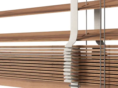 Wooden blinds Set 29 3D model