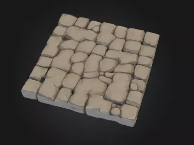 Medieval Stone Floor Tiles Texture