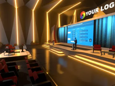 3D Showroom Level Kit Vol 17 Low-poly 3D model