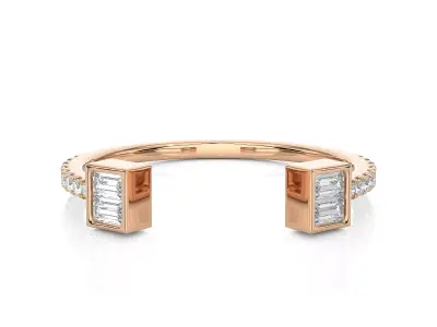 Light Minimalist Diamond Ring 3D print model purchase