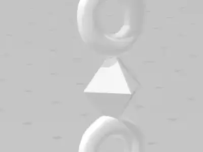 Pillar Low-poly 3D model