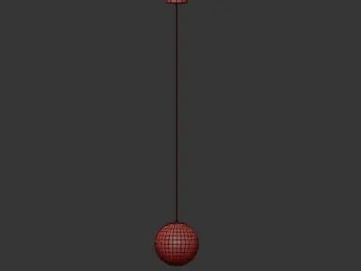 Lofter Wooden Sphere 3D model
