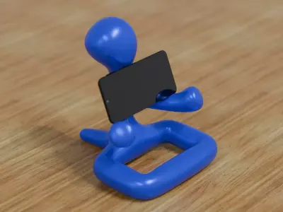 Goofy Phone Stand 3D print model