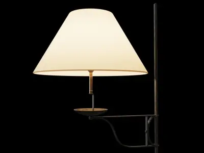Metal Floor Lamp 3D model