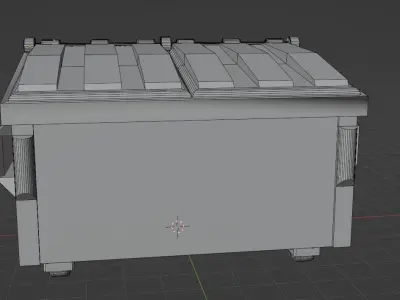 Dab Dumpster 3D print model