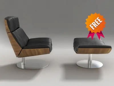 Kara Armchair Desiree Free 3D model