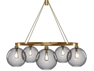 Solitaire Chandelier - Crate and Barrel  3D model