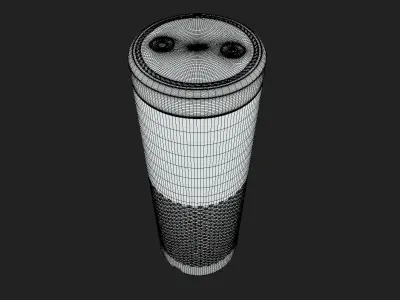 Amazon Echo Low-poly 3D model