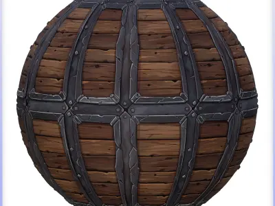 Stylized Wood Seamless Texture Texture 17