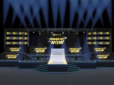 Large scale 3d event model 3D model