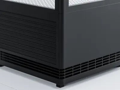 Industrial Display Fridge For Sandwiches And Cookies 3D model