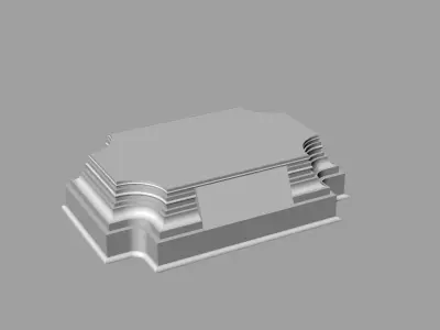 Simple Display Base Plinth Free 3D print model