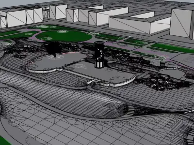 Marcus Garvey Park 3D model