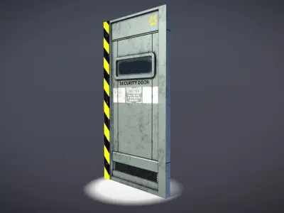 Security Door 3D model