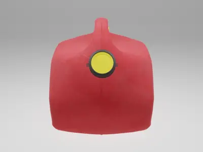 Gas Can Low-poly 3D model