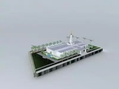 LDS. Temple Brisbane Australia Templo Mormon. 115th. Operatin... Free 3D model