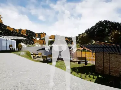 Warung Tepi Danau Lakeside Stall Low-poly 3D model