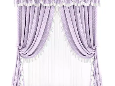 Curtain 3D model 61 3D model