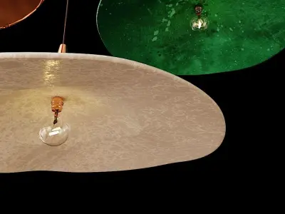 Designer lamp 3D model