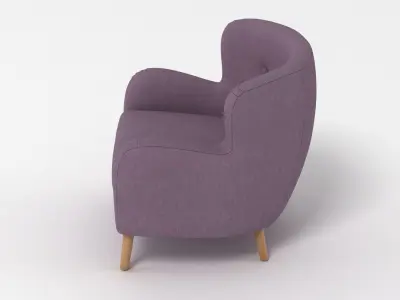 Wilbur Armchair 3D model