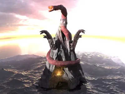 Viper Great Tower With Extra Towers 3D model