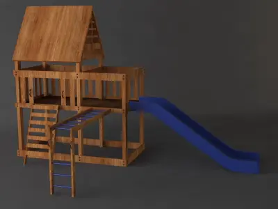 Playground Low-poly 3D model