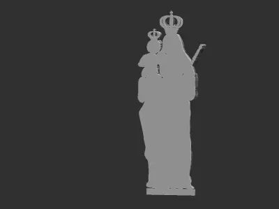 Nossa Senhora da Abadia - Our Lady of the Abbey 3D print model