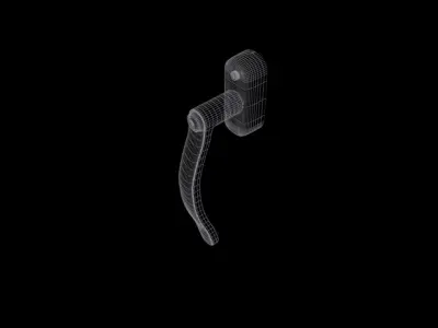 Handle door 3D model purchase