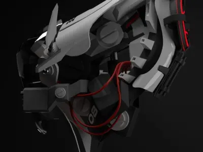 Robo Mini Low-poly 3D model
