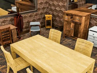 Furniture 3D Model Pack Low-poly 3D model