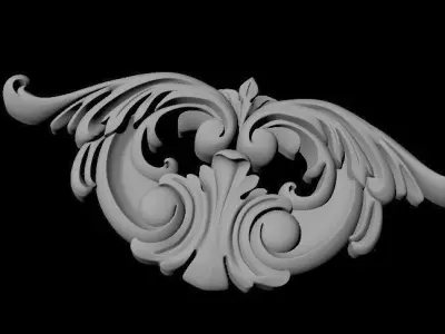dekor ornament 3D model 116