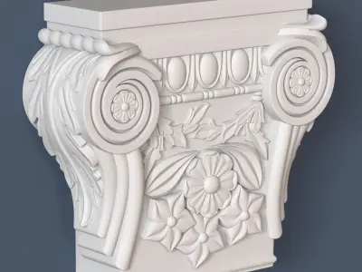 Pilaster Capital 3D model