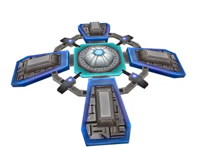 Ground device - laser point 3D model