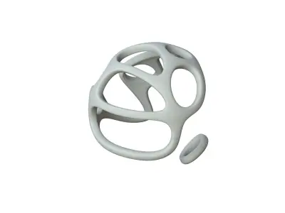 SciFi Cube Object No 27844 Low Poly Shape Texture
