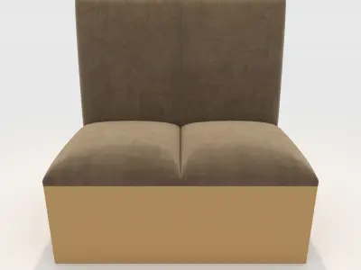 Sofa Cafe 3 3D model