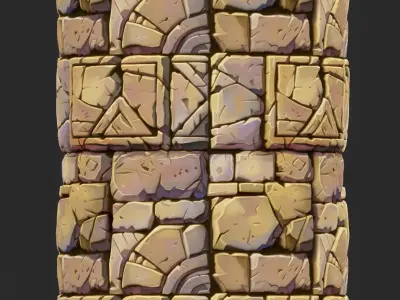 Stylized Floor Seamless Texture Texture 14