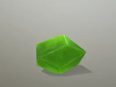 Crystal Set Low-poly 3D model