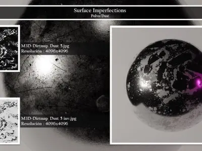 Misael 3D - Dust Dirtmaps 4k pack 1 Texture