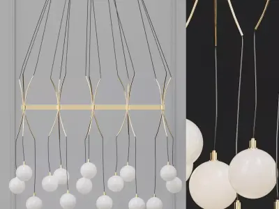 SkLO chandelier 3D model purchase