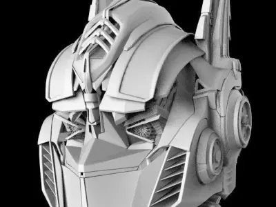 Robot Head Optimus Prime 3D model