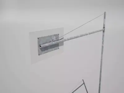 Racetrack Curve Distance Sign  3D model