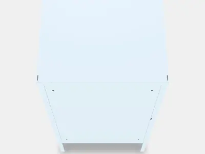 HALLAN Storage combination with doors 9 Low-poly 3D model