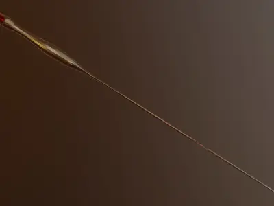 Feather Raven Sword Low-poly 3D model