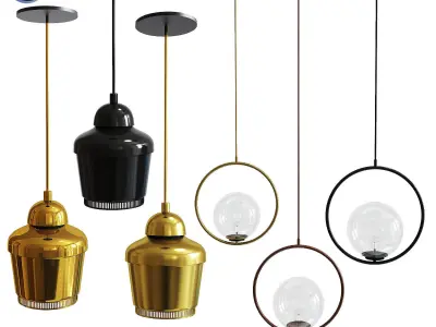 Livewin Led Pendant Lights 3D model