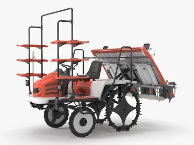  Agricultural Field Rice Seeder Vehicle 